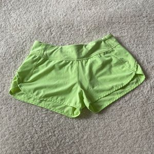 Neon Green Ivivva shorts